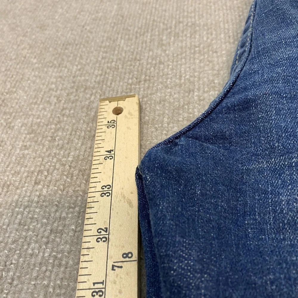 True Religion Ricky Relaxed Straight Jeans Mens‎ 36x34 Med Wash Distressed Denim
